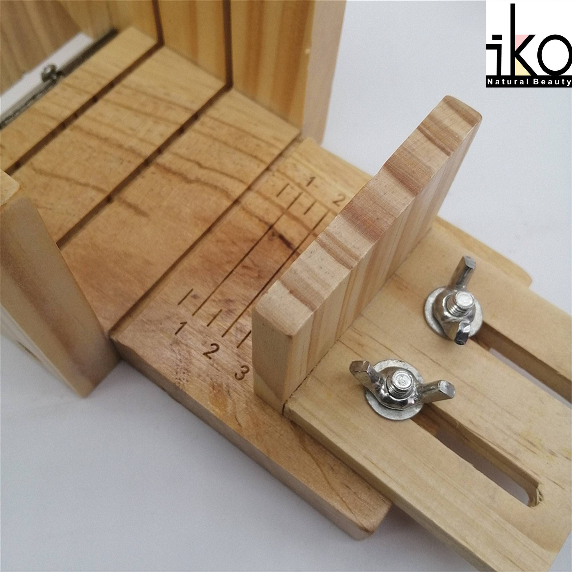 Adjustable Wood Soap Mold Loaf Cutter with Handle String Cutter