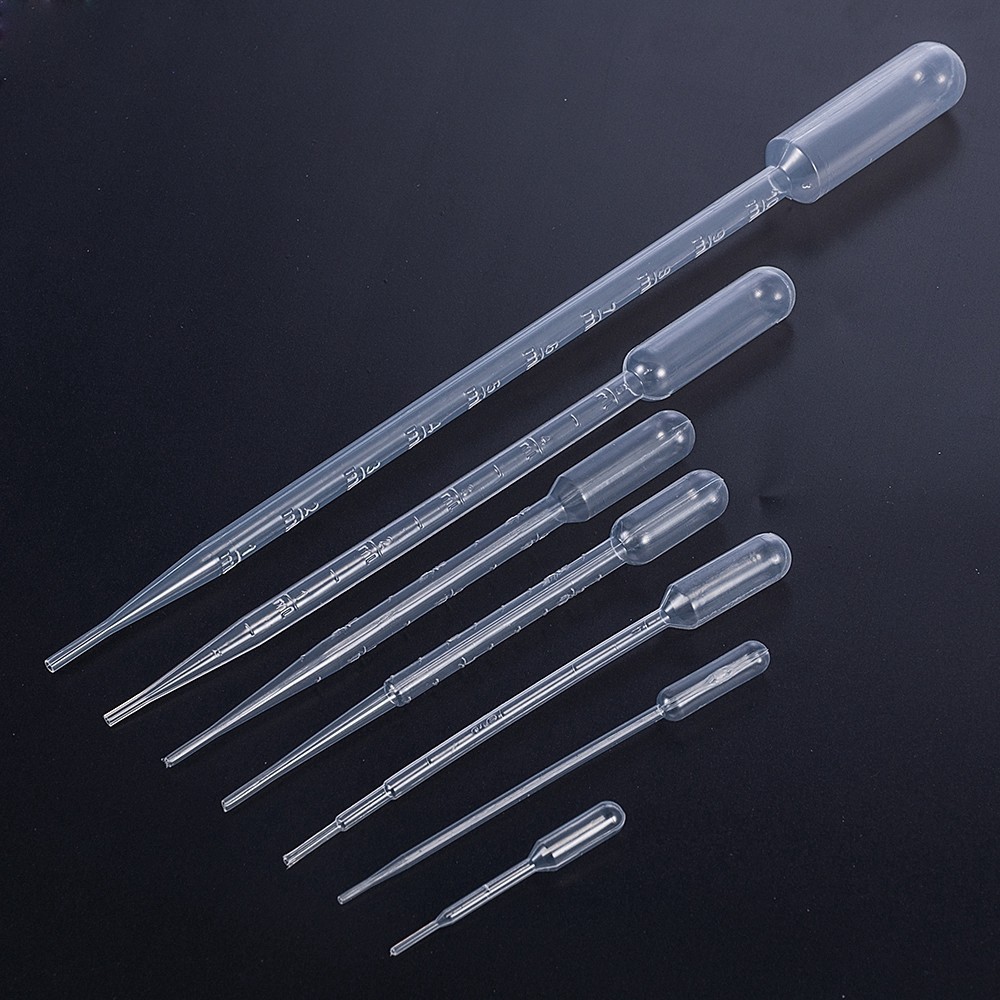1ml / 3ml / Plastic Pipettes Dropper Disposable Graduated Transfer